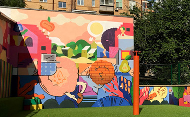 安徽幼兒園墻體彩繪圖集